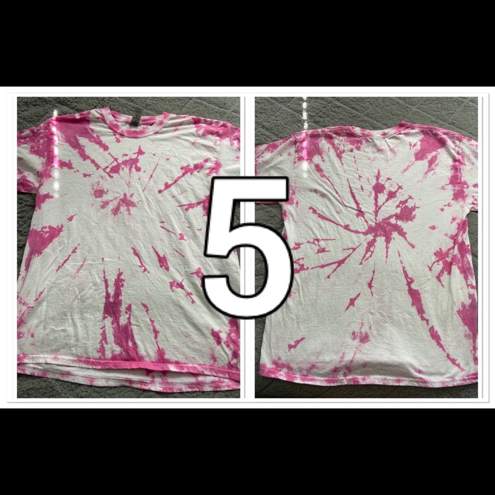 Hand Dyed Tie Dye T-Shirt Large